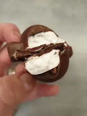 Image de guimauve chocolat "maison" réalisée par Le Fouet Enchanté.